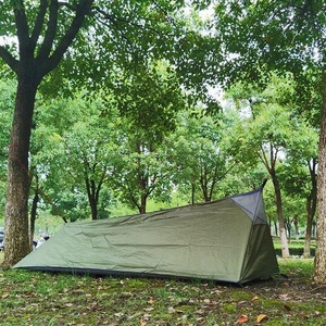 LLOYDBERG Tente de randonnée ultralégère pour une personne Camping en plein air Sac de couchage léger Sac de rangement en filet Une chambre à coucher - Product Image 1