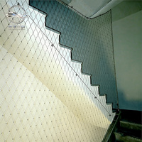 Filet en acier inoxydable pour garde-corps d'escalier, filet de sécurité anti-chute pour la protection des balustrades d'escalier intérieures/extérieures