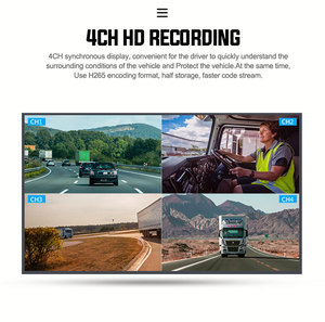 Ultravision DVR Móvil 1080P 4CH 8CH, Cámara para Autobús Escolar con IA 4G, Soluciones de DVR Móvil con GPS para su Vehículo - Product Image 3