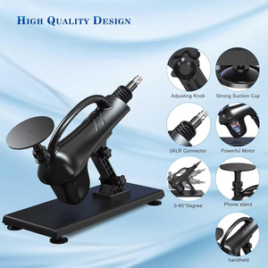 เครื่องช่วยสำเร็จความใคร่แบบปรับได้ ราคาดีที่สุด รูปทรงปืน พร้อมดิโด้เสมือนจริง สำหรับผู้หญิง - Product Image 6