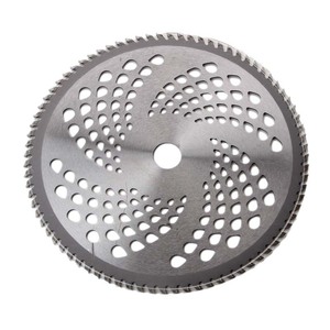 Rotary Blade 280x260x4mm Steel Perforated Lawn Mower Accessory For Rotary Mower - Product Image 1