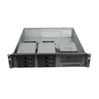 Boîtier de serveur PC industriel personnalisé Châssis rack 6 baies 2U à échange à chaud