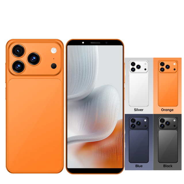2026I17 Pro Max 5G LTE Smartphone 144Hz 7.3" Display 108MP Rear Camera 16GB+1TB Storage Octa Core MTK 6000 6000mAh Battery