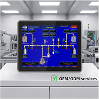 Computer Industriale con Schermo Touch I5, 12" TFT-LCD, PC Panel Fanless 1024*768, Monitor con Montaggio VESA, PC Linux IP65