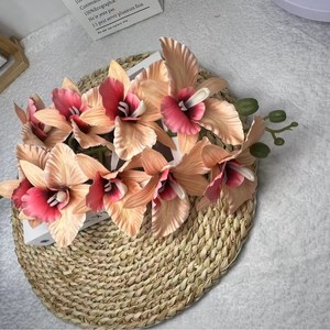 9 Heads KATE Orchid <b>Artificial</b> <b>Flowers</b> Versatile Cost-Effective New Products for Office Home Party for Christmas Graduation - Product Image 6