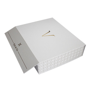 New Design Custom Art Folding Magnetic Rigid Gift <b>Box</b> <b>Flat</b> <b>Pack</b> Recyclable Embossing High-End Cosmetic Jewelry Sponge Lining - Product Image 6