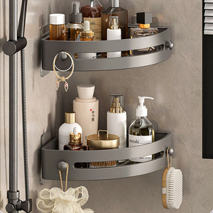 Espositori multistrato per casa a parete cucina bagno di stoccaggio sistemi di scaffalature per treppiede portaoggetti - Product Image 5