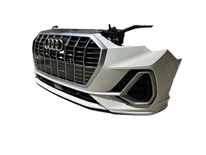 Kit Paraurti Anteriore Usato per <span class=keywords><strong>Audi</strong></span> <span class=keywords><strong>Q3</strong></span> 2016-2023, Nero Carbonio, Alta Qualità, Montaggio a Bullone, Parte Carrozzeria Auto - Product Image 4