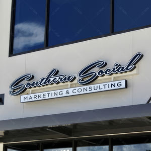 <span class=keywords><strong>LED</strong></span>-Werbe <span class=keywords><strong>display</strong></span> Moderne Halo beleuchtete Metall buchstaben 3D benutzer definierte beleuchtete Zeichen für kommerzielle Einkaufs zentrum Store Dekoration - Product Image 1