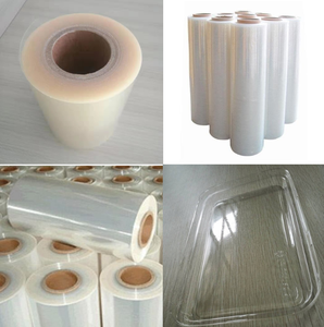 Rouleaux de film <span class=keywords><strong>plastique</strong></span> PLA biodégradables 100% transparents noirs et blancs écologiques pour le thermoformage des gobelets et des couvercles de gobelets - Product Image 2