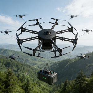 Drone professionnel GT400 à 16 axes, charge utile de 400 kg, double batterie intelligente, 4K UHD, 5G, vol stationnaire en intérieur, autonomie de 30 à 55 minutes - Product Image 4
