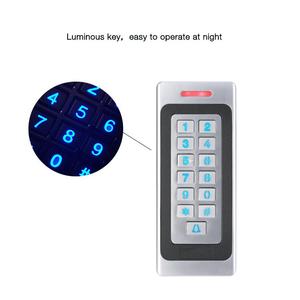 Sistem kontrol akses mandiri keypad RFID 125KHz logam tahan air produk pembaca kartu akses pintu - Product Image 6