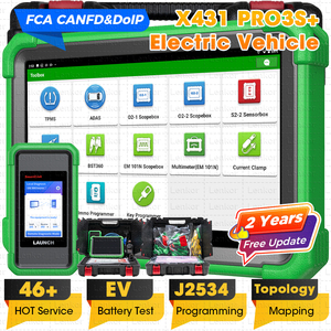 เครื่องมือสแกนวินิจฉัยรถยนต์ LAUNCH X431 PRO3S+ pro3s EV ECU Codiing รองรับการเขียนโค้ด ECU รถยนต์ไฟฟ้าได้ 99% ครอบคลุมยี่ห้อรถยนต์ไฟฟ้าทุกยี่ห้อ รองรับการวินิจฉัยรถยนต์ทุกประเภท - Product Image 3