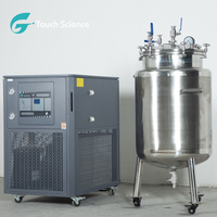 Chambre de réaction chimique de haute qualité en acier inoxydable réservoir de refroidissement cryogénique réacteur de refroidissement navire à double enveloppe