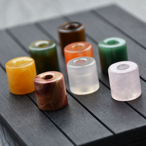 Natural Stone Cylindrical Loose Beads 9x9mm For Jewelry Making DIY Necklace Bracelet Accessories Wholesale - Product Image 1