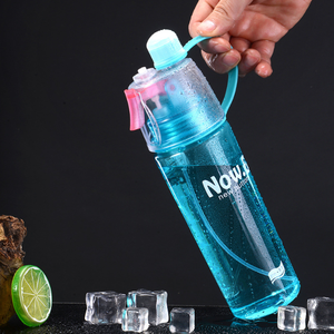 600ML Eco-Friendly <strong>Spray</strong> Sport Plastic <strong>Drinking</strong> Water <strong>Bottle</strong> for Children Customized Logo Outdoor Hiking Camping Travel OEM Logo - Product Image 3