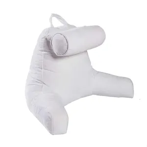 Hot Sale Reading Pillow For Sitting In Bed With Arms For Kids & Adults Premium Shredded Memory Foam