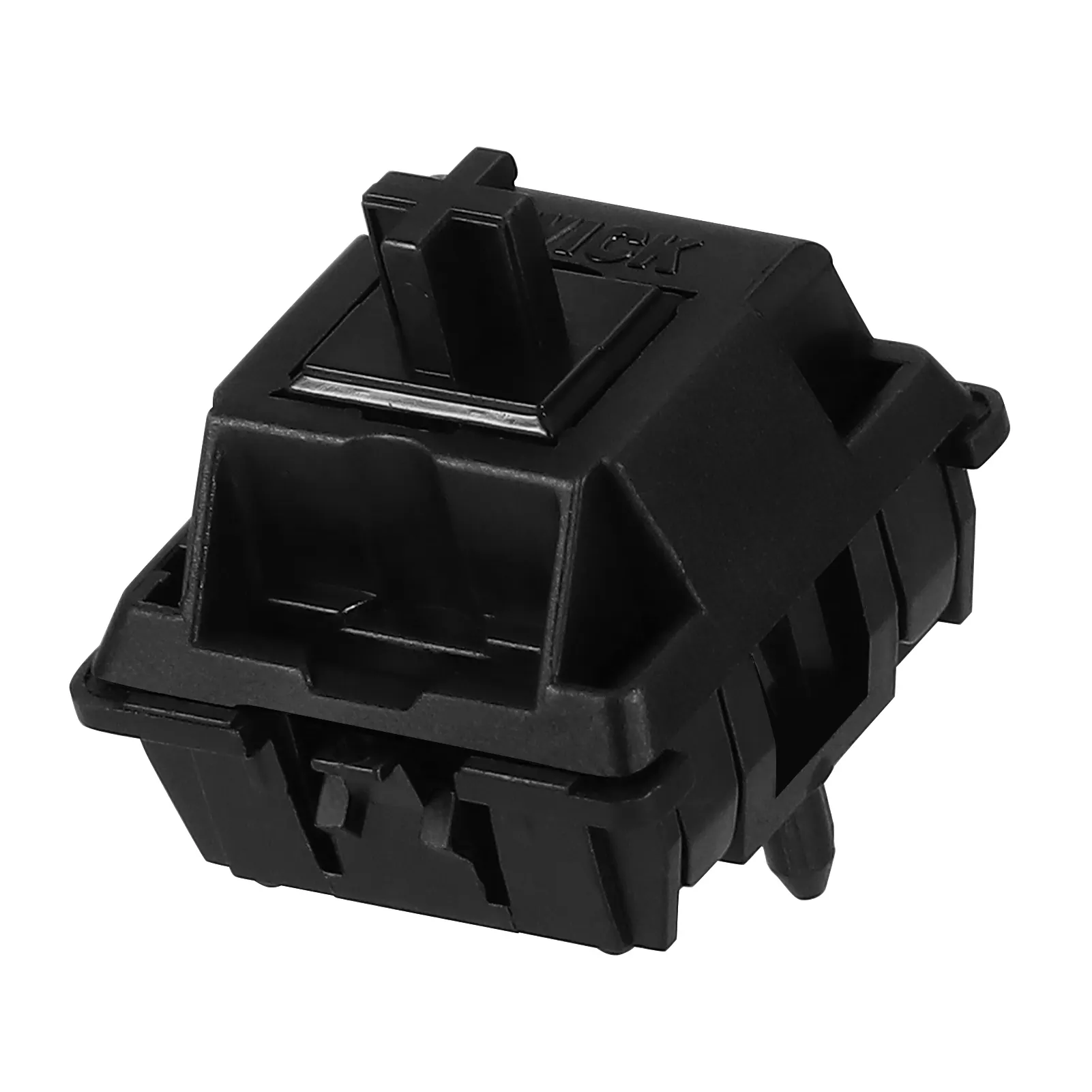 JWICK Linear Switch JWK Ultimate Black Keyboard Switch with Full Nylon Housing Mechanical Switches 58.5g for DIY Keyboards