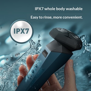 Rasoir électrique rotatif à trois lames pour hommes, étanche IPX7, rasoir facial humide/sec, usage domestique, rechargeable par type-C - Product Image 3