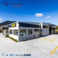 Bâtiment de supermarché commercial préfabriqué en structure métallique tout-en-un avec une conception à grande portée et une utilisation efficace de l'espace