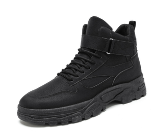 新しいカジュアルスポーツシューズメンズファッションスニーカーミッドカットスニーカーインメンズシューズホワイトプラッシュピクチャーズラバーメッシュ1ペア/oppバッグ - Product Image 3