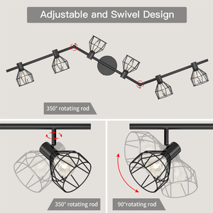 Giá bán buôn trong nhà cửa hàng trần nhà Spotlight Bar với 4 điểm đen ánh sáng tại chỗ - Product Image 3