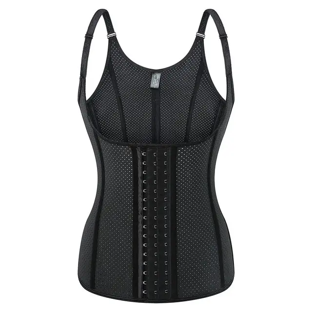 6296-1 12 steel bone Shapewear Breathable Latex Corset Vest Waist Trainer Body Shaper Slimming Underwear Women Fajas Fajas Reduc