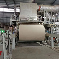 Máquina reciclada de papel usado Máquina para hacer pulpa de madera Línea de producción de papel Máquina para hacer papel tisú