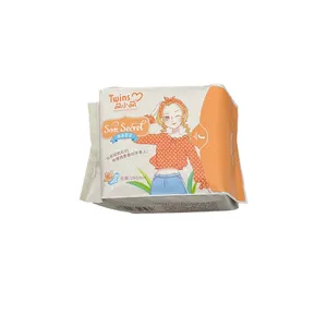 Aluminum Wholesale Disposable High Quality women pads feminine organic sanitary napkin biodegradable corn bamboo fiber pad