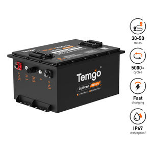 卸売ゴルフカートリチウム電池 5000+サイクル 36V 48V 72V 100ah 金属ケース Lifepo4 バッテリーパック ゴルフカート電気自動車用 - Product Image 2