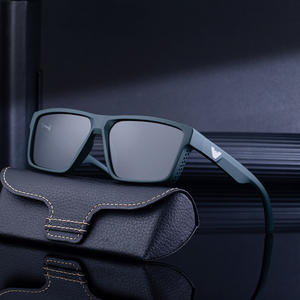 Gafas de sol polarizadas con montura cuadrada VonZipper para hombre, protección UV400, estilo deportivo para exteriores, montura negra de PC, lentes TAC - Product Image 3