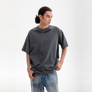 Europa y los Estados Unidos Precio de fábrica Odm Patrón impreso Camiseta de hombre Camiseta de algodón para hombre - Product Image 6