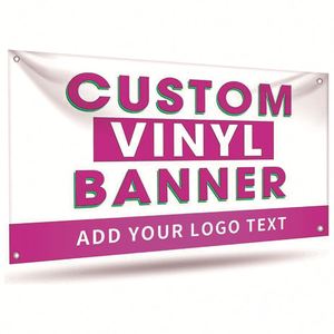 Drapeaux et bannières personnalisés en vinyle PVC haute résistance pour la publicité extérieure professionnelle - Product Image 2