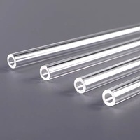 Tubos de Vidrio de Cuarzo Resistentes a Altas Temperaturas Personalizados para Uso Industrial, Tipo Ladrillo de Vidrio, Transparentes