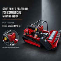 Mesin Pemotong Rumput Diesel CE EPA4 24V 12/15HP dengan Remote Control dan Sistem Crawler untuk Dealer Peralatan Rumput