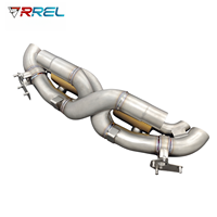 Nouveau design d'échappement Z Pipe Catback pour Porsche 911 992 Carrera S 4S 3.0L, système d'échappement avec soupape électronique d'usine