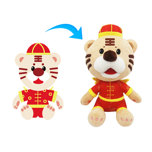 Nuovo Orsetto di Peluche Personalizzato da 10 cm con Vestiti, Design alla Moda, Giocattolo per Bambini in Cotone PP, Certificato CE, Giocattoli da Spiaggia, Animali di Peluche - Product Image 3