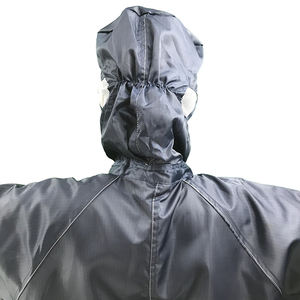 ที่มีคุณภาพสูงทำความสะอาดได้ป้องกันไฟฟ้าสถิตย์สีน้ำเงินเข้ม <span class=keywords><strong>ESD</strong></span> Lab ใช้ Jumpsuit สไตล์5มิลลิเมตรตาราง <span class=keywords><strong>ESD</strong></span> Coverall - Product Image 3