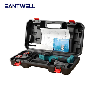 Tronçonneuse électrique robuste de 6 pouces |   2 batteries incluses |   Outil de jardin silencieux - Product Image 1