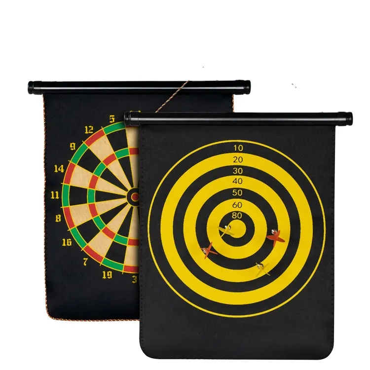 Family Kids Audit Funny Sports Game Wholesales OEM Custom Magnetic Dartboard Darts Boards 4pcs/6pcs Darts Available Black or OEM