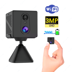 كاميرا WIFI صغيرة ذكية منخفضة الطاقة CMOS H.264 صوت ثنائي الاتجاه مقاومة للماء بمعيار IP65 دقة 1080 رؤية ليلية وكشف للحركة - Product Image 1