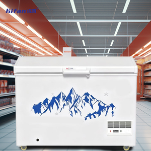 Réfrigérateur à double porte avec congélateur coffre intégré, congélateur commercial essentiel pour <span class=keywords><strong>boucherie</strong></span> et cuisine - Product Image 3