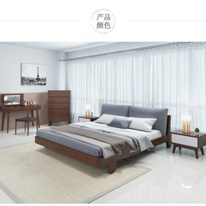 เตียงไม้ดีไซน์ทันสมัยสำหรับห้องนอน เฟอร์นิเจอร์เตียงไม้สำหรับผู้ใหญ่หรือเด็ก - Product Image 4