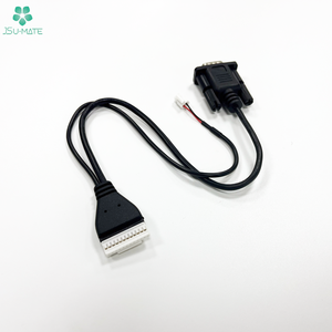 Kustom DB9 9-pin seri Port laki-laki perempuan kabel perakitan luar dibentuk kawat Harness Molex/JST 2 3 4 5 6 7 8 9Pin kabel - Product Image 4