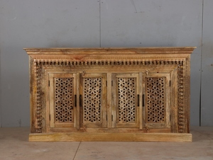 Modern Solid Wood Wooden Cabinet <b>Sideboard</b> <b>Storage</b> Cabinet for Living Room Dining Room Kitchen Hotel Furniture with Drawers - Product Image 1