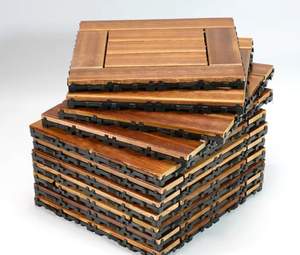 Baldosas de Suelo para Exteriores WPC con Aspecto de Madera Natural, Encajables, Resistentes a los Arañazos y Antideslizantes, para Escuelas, Hospitales, Hoteles y Villas - Product Image 4