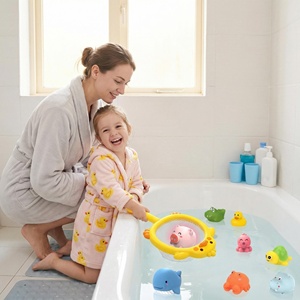 Ensemble <span class=keywords><strong>de</strong></span> pêche en <span class=keywords><strong>bain</strong></span> pour enfants EPT avec animaux flottants lumineux, design grenouille/canard <span class=keywords><strong>de</strong></span> dessin animé avec ventouse pour jeu <span class=keywords><strong>de</strong></span> pêche et <span class=keywords><strong>de</strong></span> tir - Product Image 2