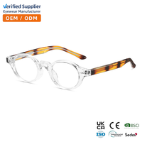 Lunettes anti-lumière bleue à 7 couches de peinture par pulvérisation, monture ovale rétro en TR90 avec noyau métallique interne pour hommes et femmes