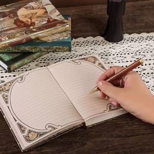 Custom Full-Colour cartonato stampa di libri in porcellana azienda A5 formato copertina in carta con bordi dorati <span class=keywords><strong>rilegatura</strong></span> a fogli mobili <span class=keywords><strong>per</strong></span> romanzi duri - Product Image 5