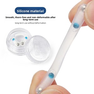 Pince-nez en silicone double face anti-chute Aspiration magnétique Aide au sommeil Huile essentielle transfrontalière Anti-ronflement Sports Divertissement - Product Image 4